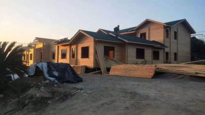 木屋工程搭建图2